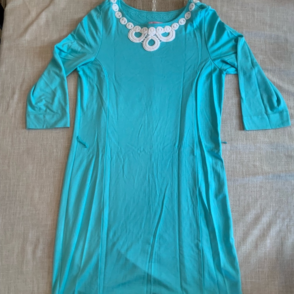 LILLY PULITZER Aquamarine Dress, L